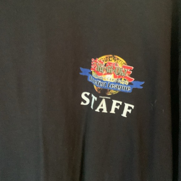 Vintage 1996 yu gi oh duelist league staff shirt - Picture 3 of 4